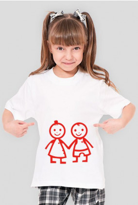 Zakochane dzieci - koszulka dziewczęca