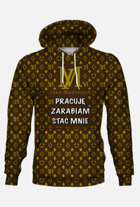 Bluza unisex Pracuje Zarabiam Stać mnie
