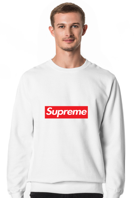 supreme bluza męska bez kaptura