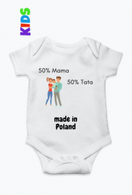 Body 50% mama 50% tata