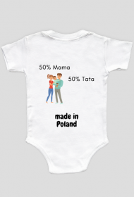 Body 50% mama 50% tata