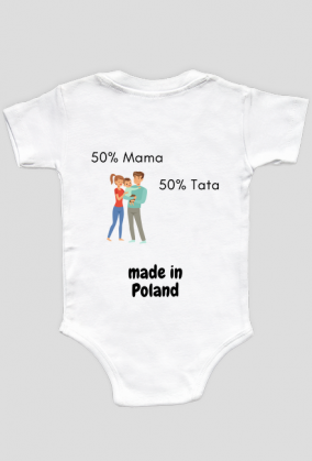 Body 50% mama 50% tata