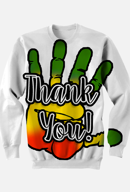 Bluza bez kaptura thank you