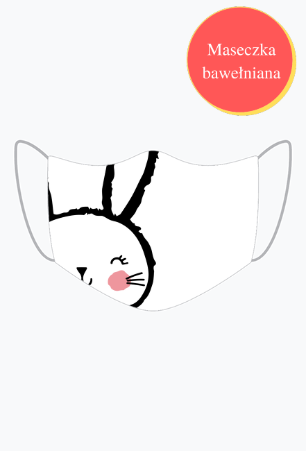 Maseczka dziecięca "Królik"