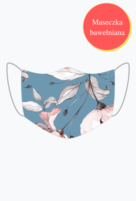 Maseczka w kwiaty