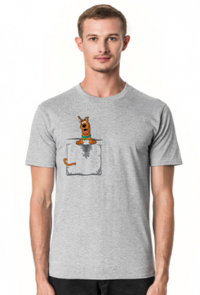 Koszulka męska Scooby Doo pocket kieszonka.