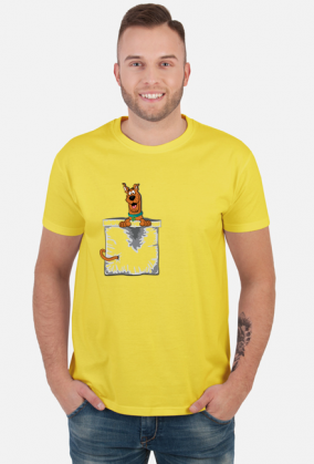 Koszulka męska Scooby Doo pocket kieszonka.