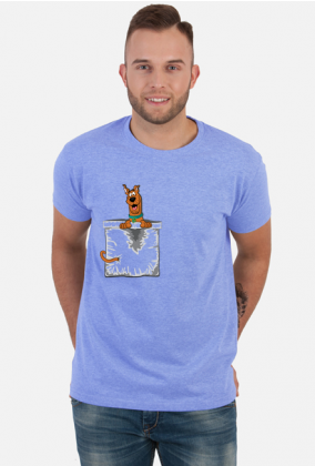Koszulka męska Scooby Doo pocket kieszonka.