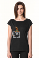 Koszulka damska oversize Scooby Doo pocket kieszonka.