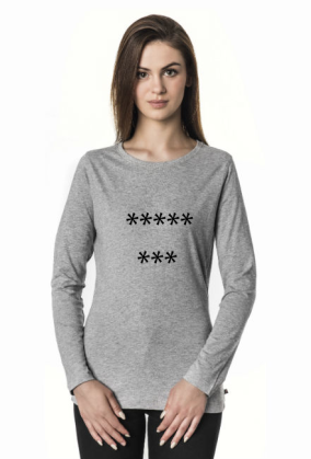 bluza ze znanym hasłem