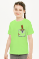 Koszulka dziewczęca Scooby Doo pocket kieszonka.