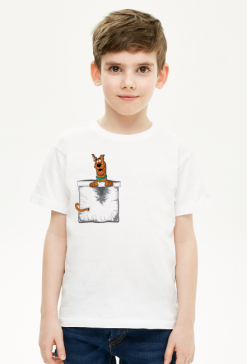 Koszulka chłopiec Scooby Doo pocket kieszonka.