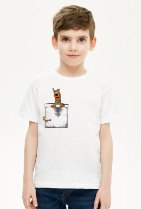 Koszulka chłopiec Scooby Doo pocket kieszonka.