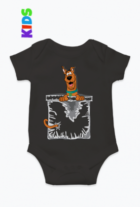 Body dziecięce Scooby Doo pocket kieszonka.