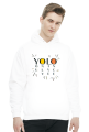 YOLO you only live once  - bluza męska z kapturem