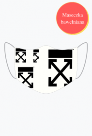 Maseczka OFF WHITEE