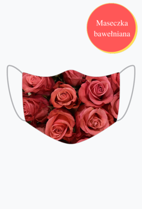 Maseczka dla kobiet -  Róże