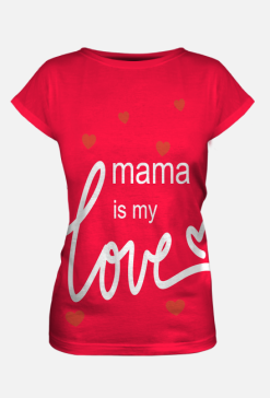 Podkoszulek damski Fullprint 'MAMA IS MY LOVE'