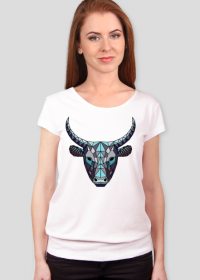 Metalowy Byk - koszulka damska ze ściągaczem