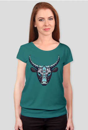 Metalowy Byk - koszulka damska ze ściągaczem