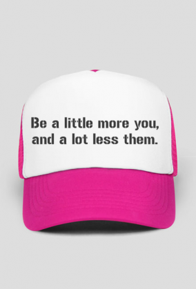 Motivation quote hat