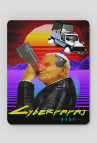 Podkładka - Cyberpapaj 2137 (święcona w Częstochowie)