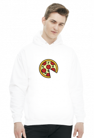 Bluza z kapturem pizza ON