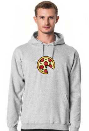 Bluza z kapturem pizza ON