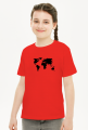 Mapa Świata Koszulka Dziewczęca
