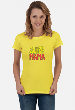 Super mama koszulka różne kolory
