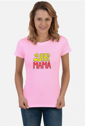 Super mama koszulka różne kolory