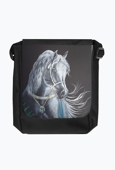 TORBA Z KONIEM "Pearl Grey Arabian Horse " © DH