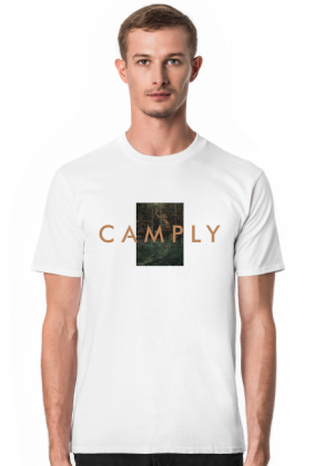 KOSZULKA MĘSKA Z LOGOTYPEM CAMPLY