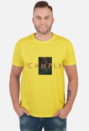 KOSZULKA MĘSKA Z LOGOTYPEM CAMPLY