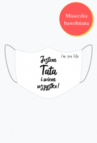 Maseczka na dzień taty pro life