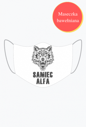Maseczka dla Mężczyzny - Samiec Alfa