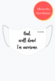 Maska na dzień Ojca pro life