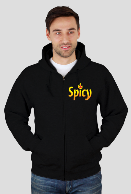 Bluza męska z kapturem spicy