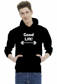 Bluza z kapturem Good Lift! czarna