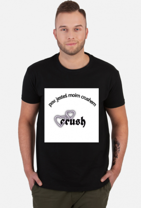 Koszulka męska z napisem "pov: jesteś moim crushem"
