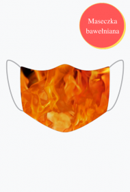"Płonąca" maseczka