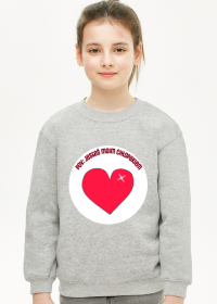 Bluza dziecięca unisex z napisem "pov: jesteś moim chłopakiem"