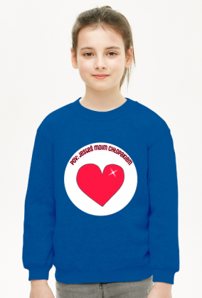 Bluza dziecięca unisex z napisem "pov: jesteś moim chłopakiem"