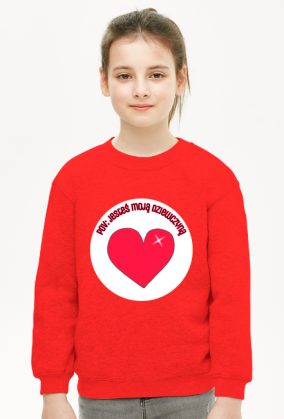Bluza dziecięca Unisex z napisem "pov: jesteś moją dziewczyną"