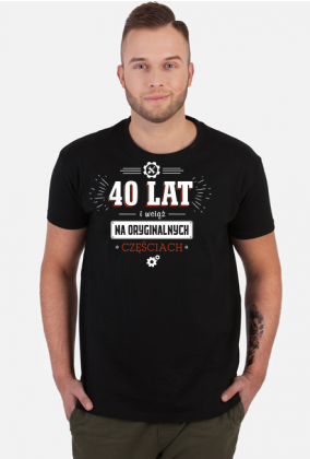 Koszulka Męska - 40latek (Prezent dla Taty)