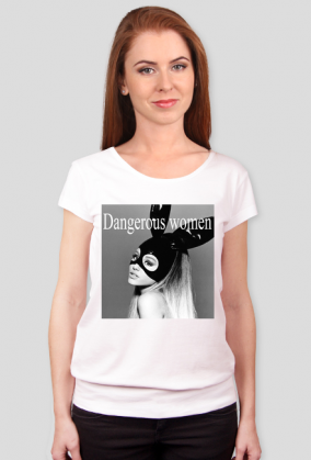 koszulka Ariana Grande ,,Dangerous  women``