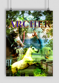 Plakat z łucznikiem "Archer"