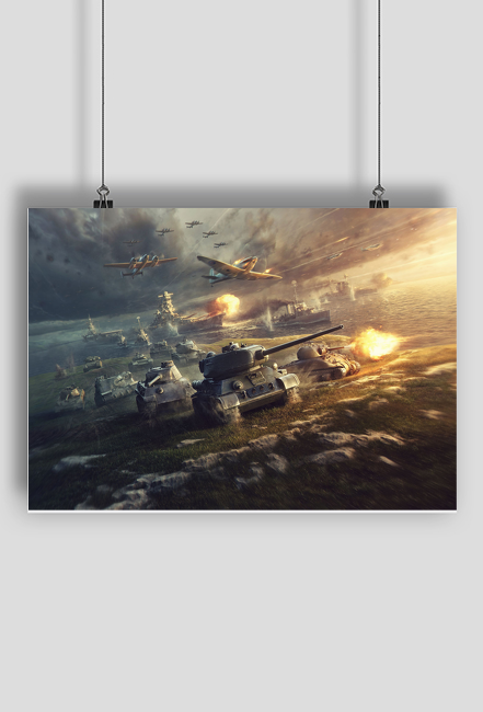 Plakat Świat Czołgów