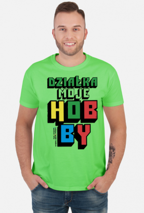 Koszulka Męska - Działkowiec (Prezent na Dzień Ojca)