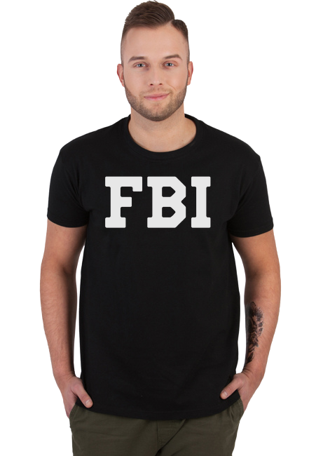 Koszulka z napisem FBI